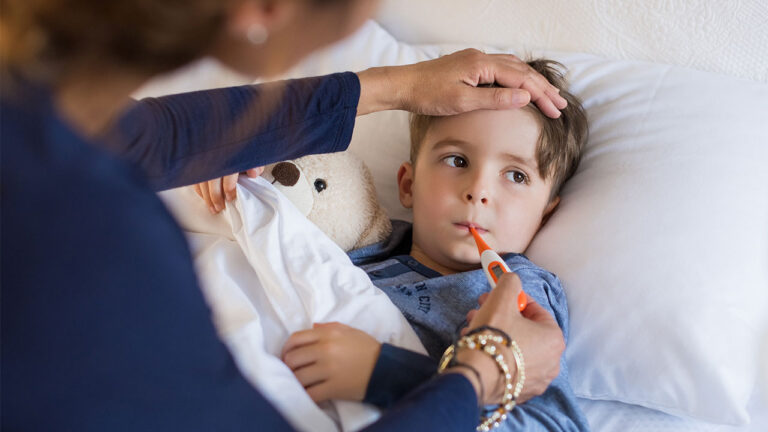 درجة حرارة الرضيع