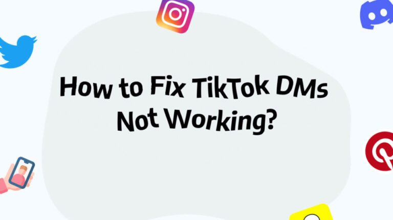 حل مشكلة إرسال الرسائل في التيك توك Tiktok