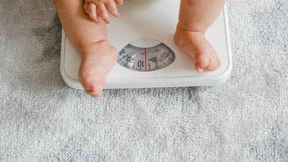 معايير الوزن الطبيعي للأطفال