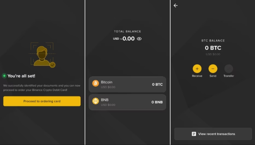 كيفية الحصول على فيزا كارد بينانس Binance