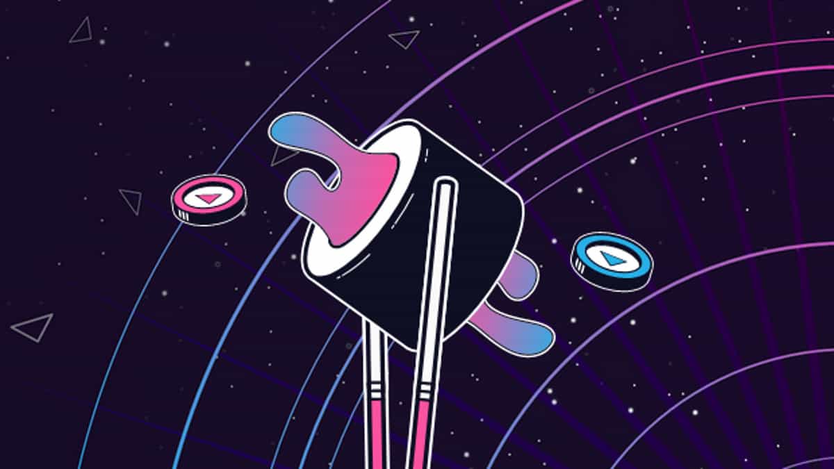 رسوم السحب والإيداع منصة SushiSwap