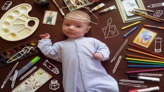 تطور إدراك الطفل الرضيع