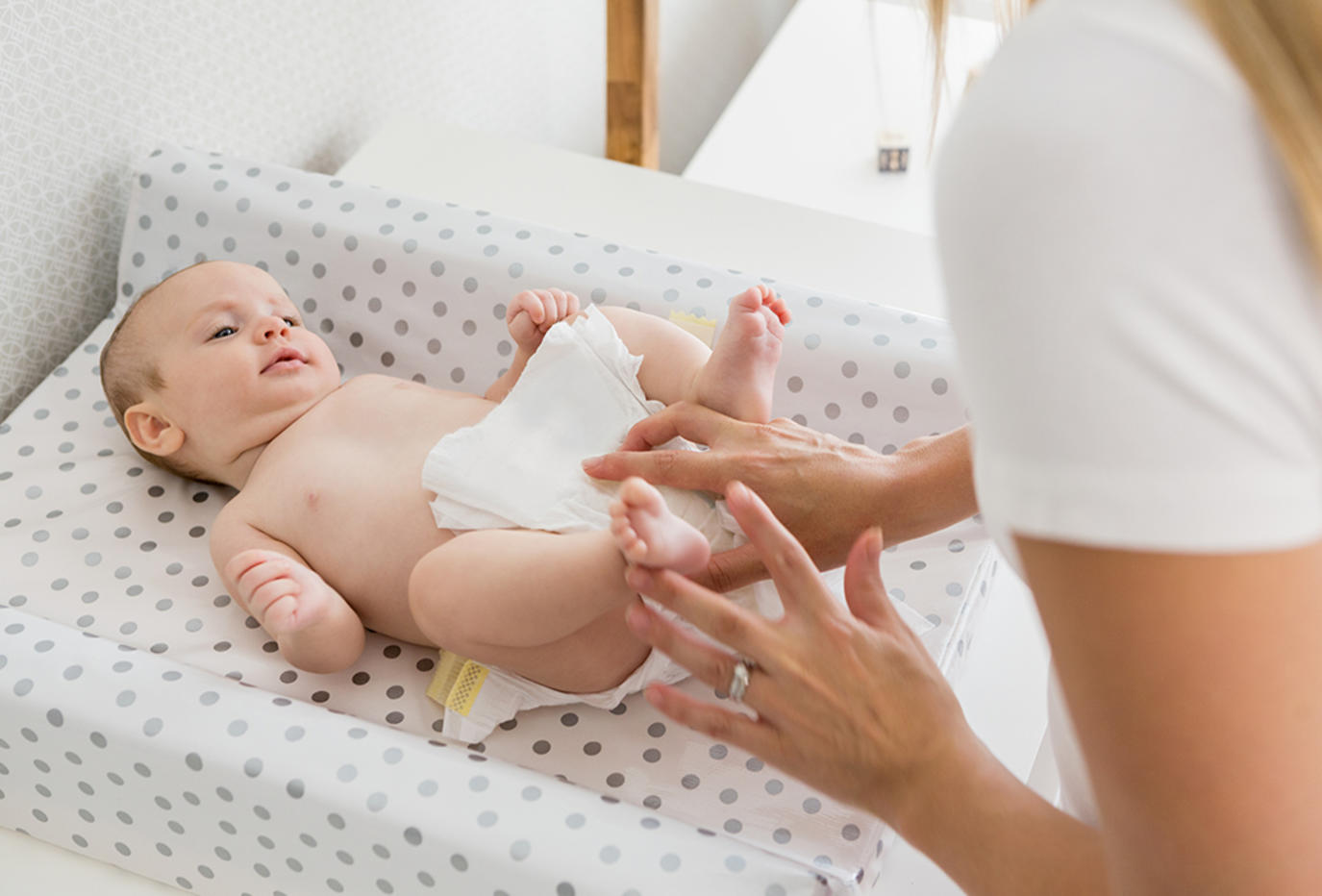 مراقبة كمية التبول عند الرضع