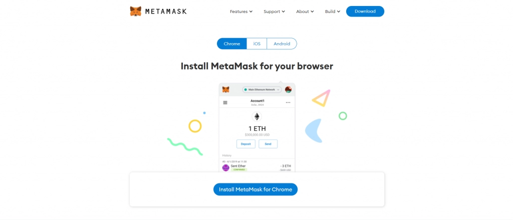 إنشاء حساب محفظة Metamask