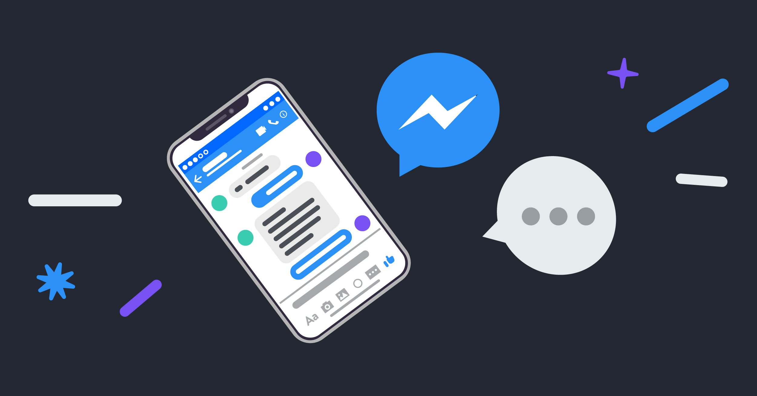 الطرق التي يمكن أن تستخدمها الشركات لتطبيق Facebook Messenger للأعمال
