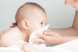 انسداد الأنف عند الأطفال الرضع
