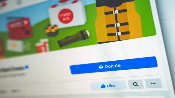 كيفية اضافة زر التبرع على فيس بوك