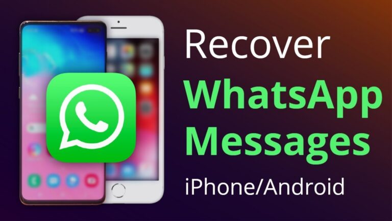 أفضل برنامج لاسترداد الرسائل المحذوفة في واتساب