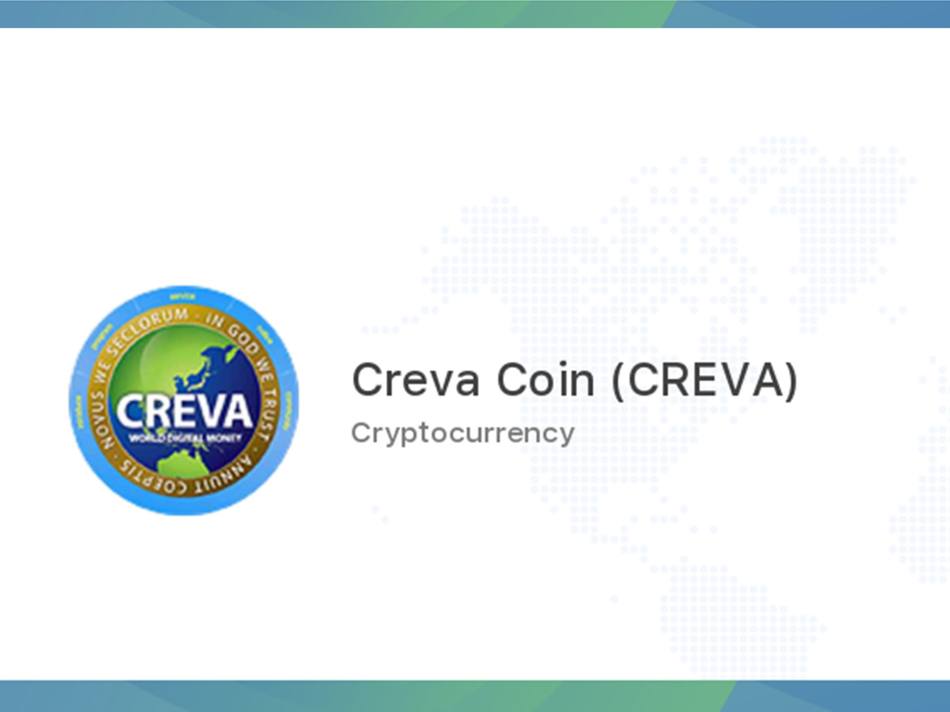 مشروع عملة CREVA القيمة وسعر المخطط