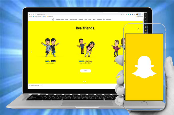 طريقة تحميل سناب شات للكمبيوتر بالخطوات Snapchat