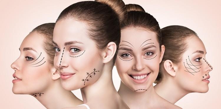 أنواع عمليات تجميل الوجه