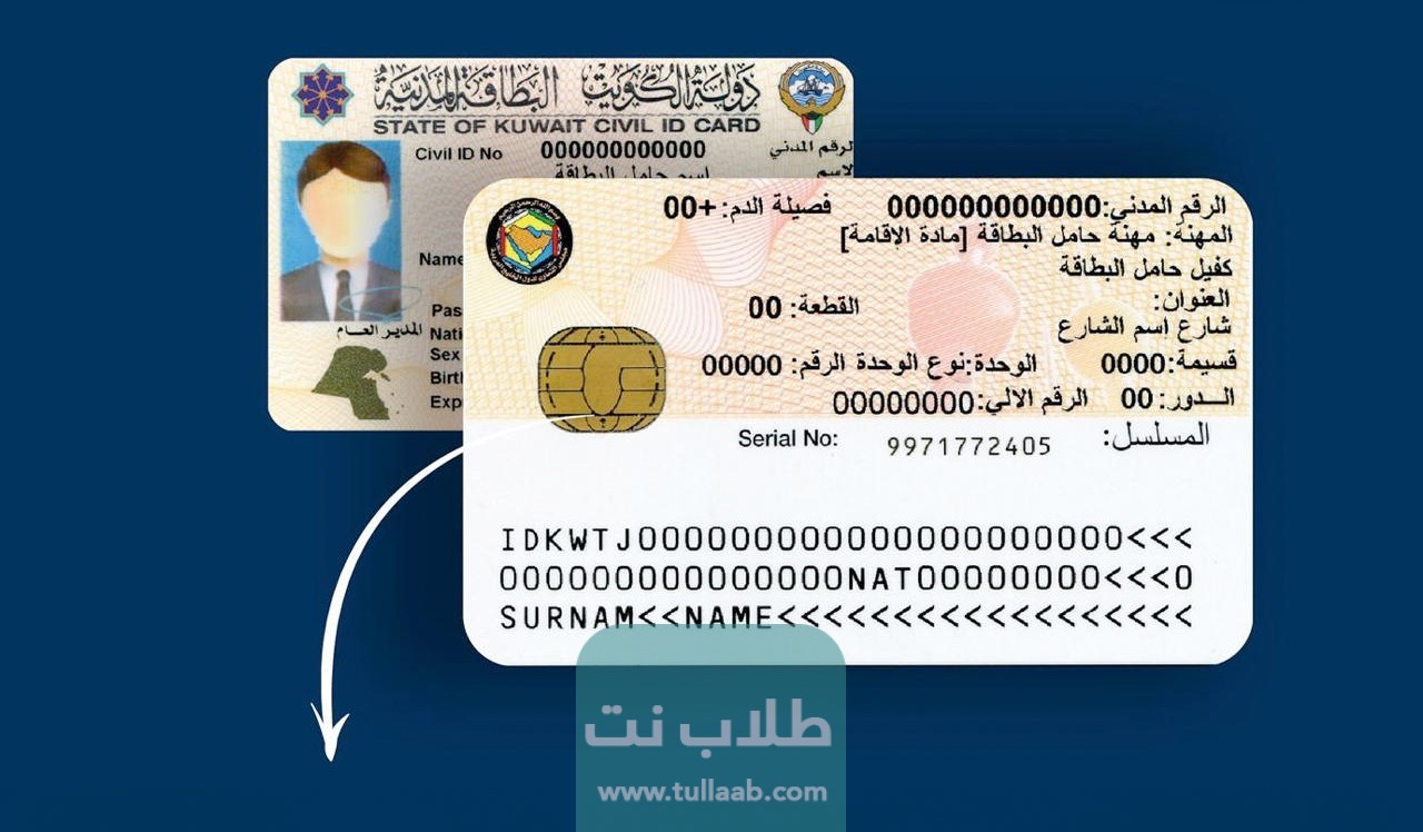 ما هو الرقم التسلسلي للبطاقة المدنية في الكويت