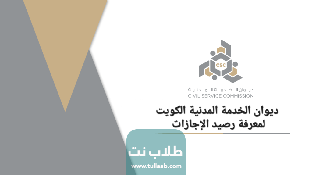 ديوان الخدمة المدنية الكويت لمعرفة رصيد الإجازات