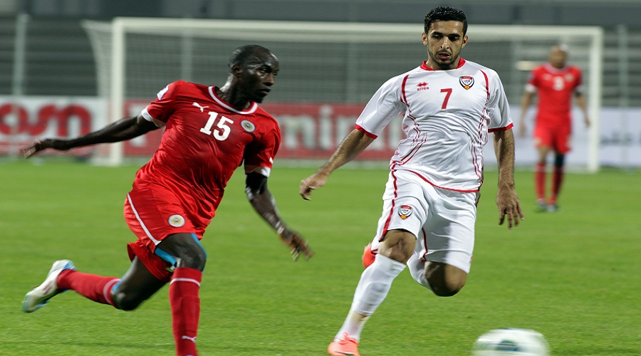 تردد القنوات الناقلة لمباراة البحرين والامارات كاس الخليج