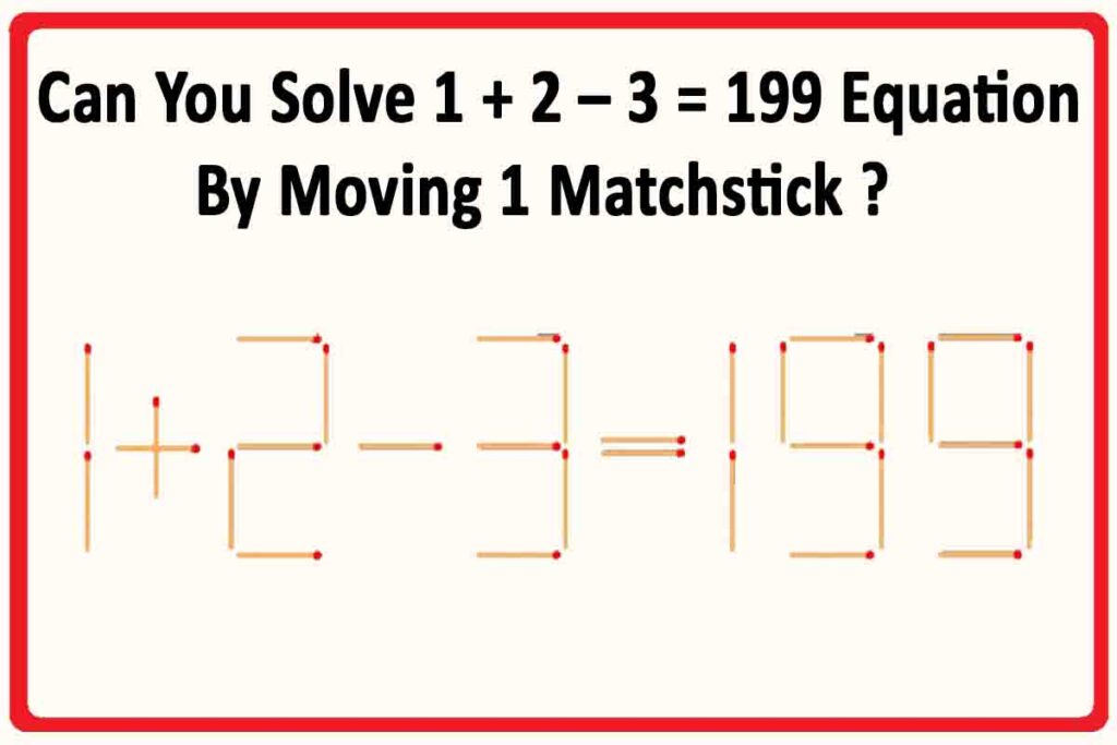 هل يمكنك حل 1 2 - 3 199 المعادلة 1024x683 1