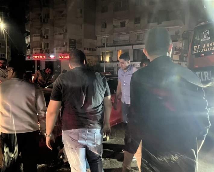 ربنا ستر.. نجاة فنانة شهيرة من حادث مروع