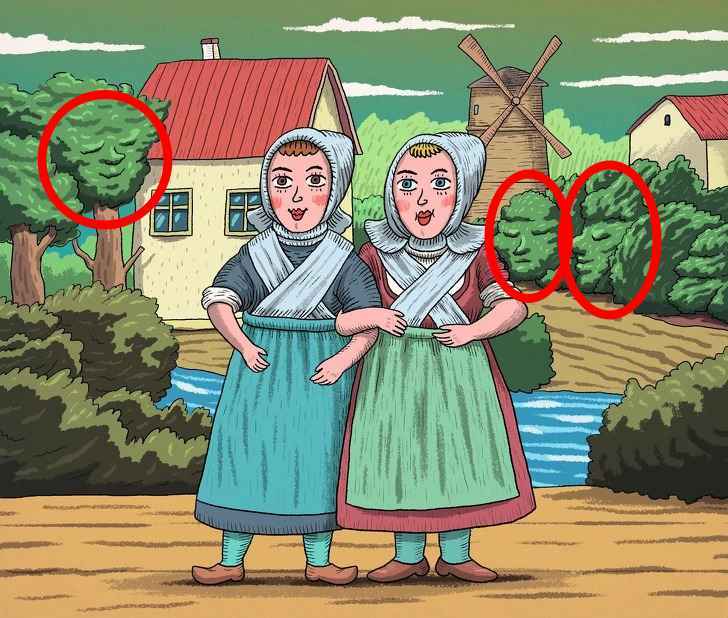 "اطلبك عيون صقر".. هل يمكنك العثور على 3 وجوه مخفية في 9 ثواني؟ 4 اختبر قوة تركيزك.. وأعثر على 3 وجوه مخفية في القرية!