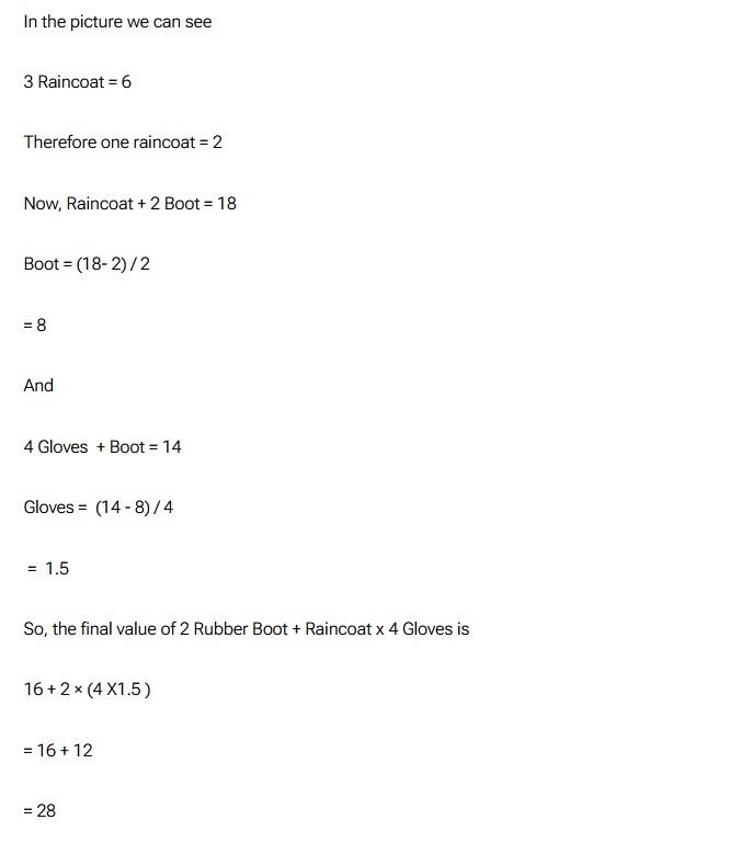 "لعبه الرياضيات فقط"... قيس ذكائك.. وأحسب قيمة الجاكت والبوت والقفاز!