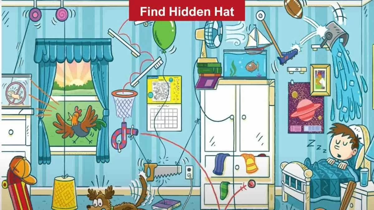 «لو نظرك 6/6 هتحلها».. هل يمكنك العثور على القبعة المخفية خلال 7 ثواني؟