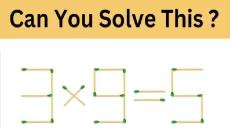 «اتحداك لو عرفت تحلها».. هل يمكنك إصلاح المعادلة عن طريق تحريك عود ثقاب واحد فقط؟ 