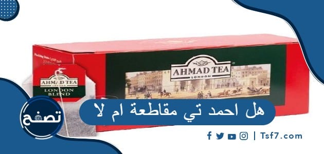 هل احمد تي مقاطعة ام لا