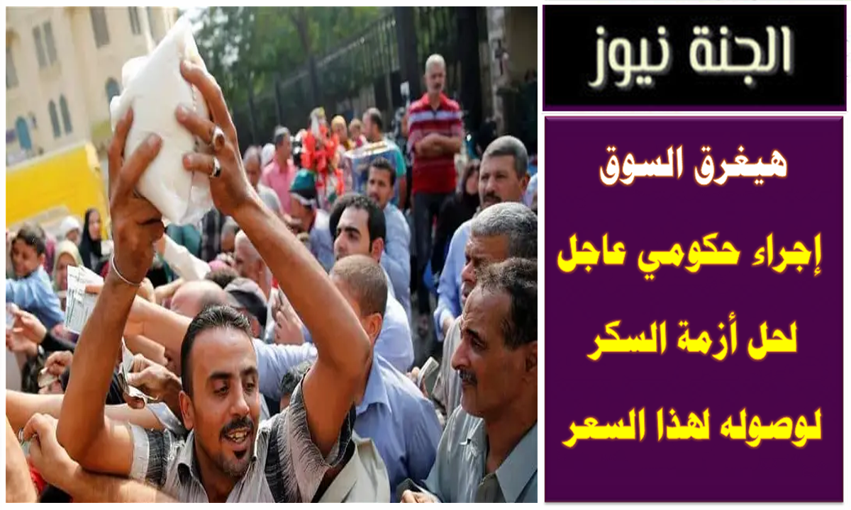هيغرق السوق .. إجراء حكومي عاجل لحل أزمة السكر لوصوله لهذا السعر