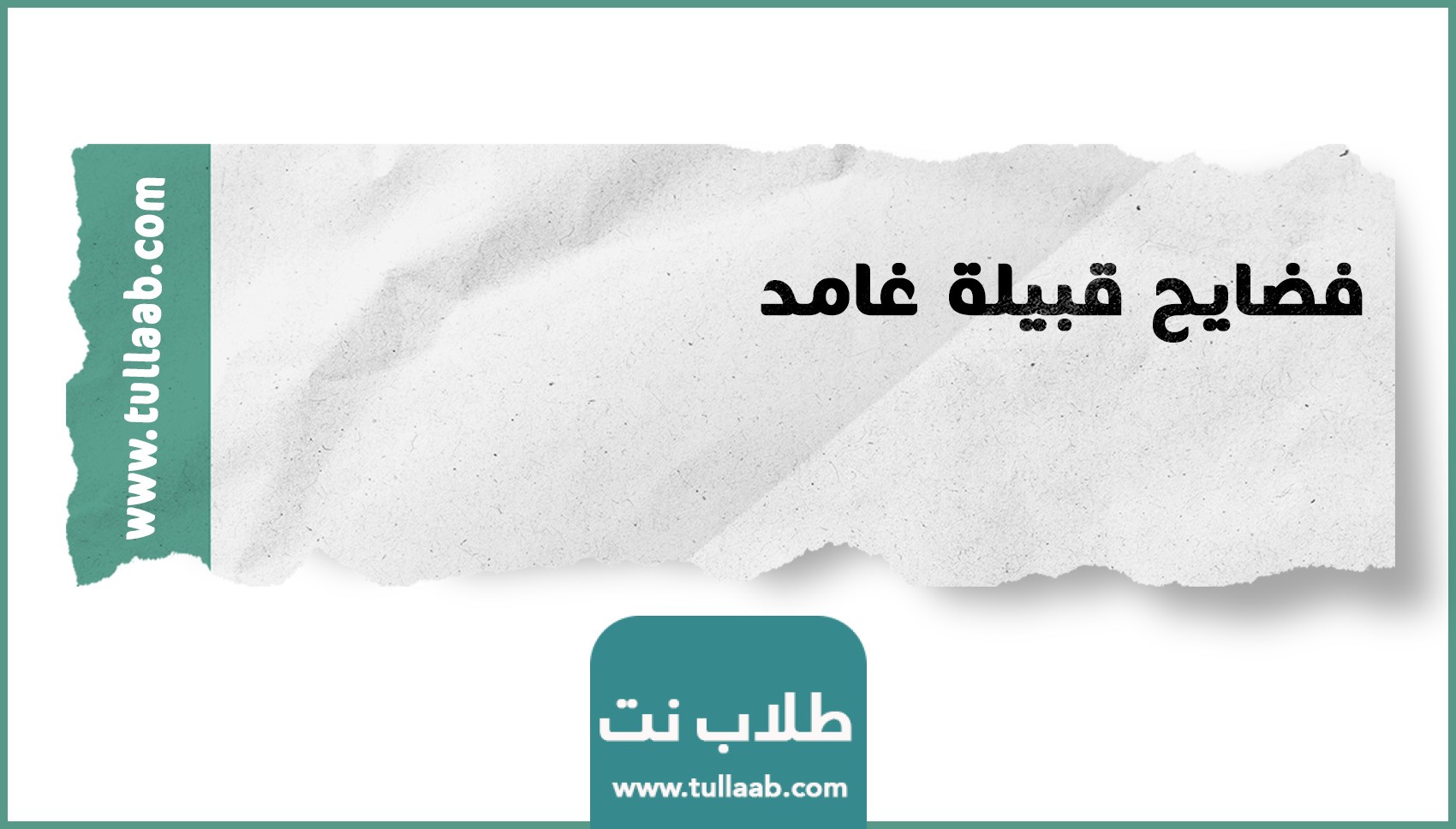 فضايح قبيلة غامد