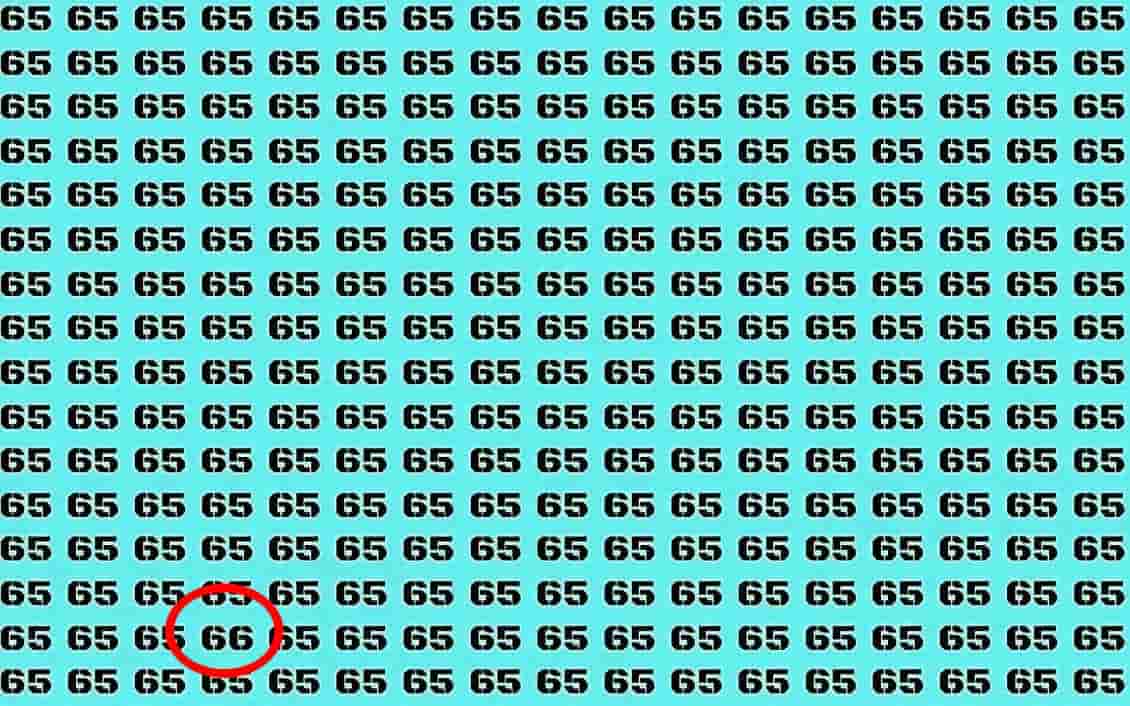 أوجد 66 من بين حلول 65