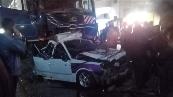 مصرع 5 أشخاص، ننشر أول صور من موقع حادث قنا المروع