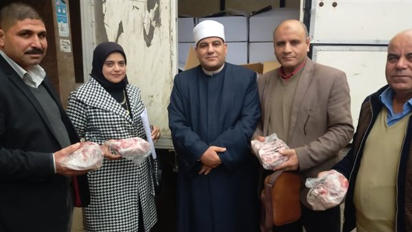 أوقاف البحيرة تستلم 2 طن لحوم من صكوك الأضاحي لتوزيعها على المستحقين بالقرى الأكثر احتياجًا