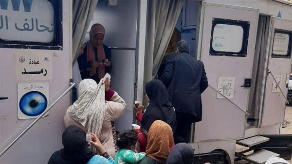 تنفيذ قافلة سكانية شاملة بقرية جواد حسني في البحيرة (صور)