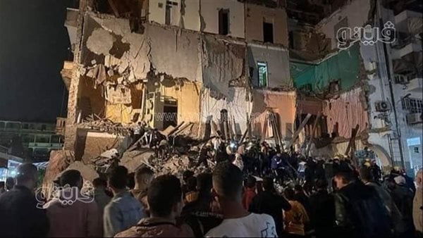 استعجال تقرير الطب الشرعي لمصرع قهوجي بانهيار عقار الزيتون