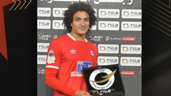 الدوري المصري، أحمد عاطف يحصد جائزة رجل مباراة فيوتشر والمقاولون