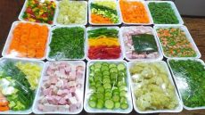 استعدادات شهر رمضان، طريقة تفريز جميع الخضراوات الشتوية