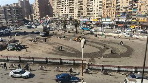 بدء طلاء واجهات عقارات الألف مسكن