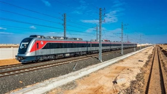 “النقل” تنشر تقريرا مصورا لأعمال تنفيذ القطار الكهربائي السريع