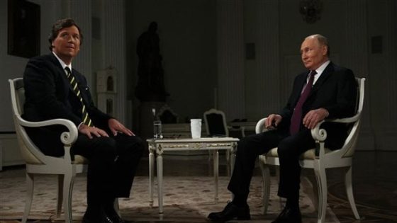 150 مليون مشاهدة لمقابلة بوتين مع تاكر كارلسون على منصة “إكس”