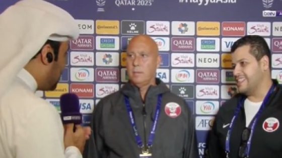 تصريحات مدرب قطر بعد التأهل إلى نهائي كأس آسيا