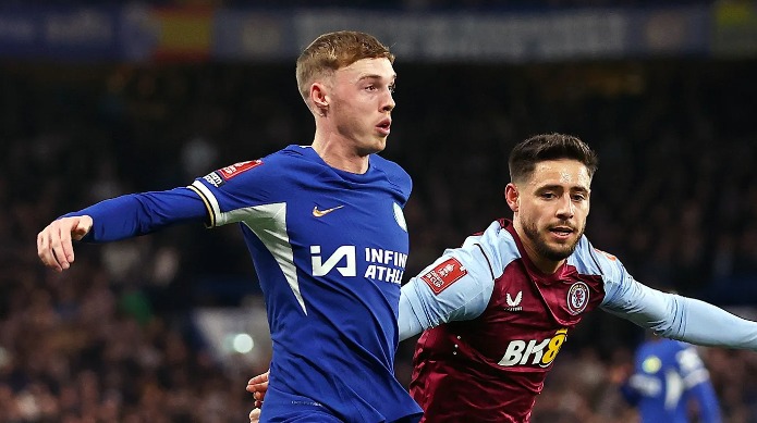 لقطات من مباراة تشيلسي وأستون فيلا