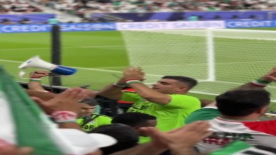 رد فعل جمهور إيران بعد الهدف الثاني أمام قطر