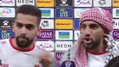 أجواء مرحة بين لاعبي الأردن بعد التأهل التاريخي إلى نهائي كأس آسيا