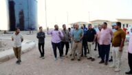 محافظ الوادي الجديد يتابع معدلات تنفيذ مشروع الجذب السكاني بأبو طرطور (صور)