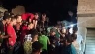 اللقطات الأولى لانهيار منزل مكون من 5 طوابق بالمحلة والبحث عن ضحايا (فيديو وصور)