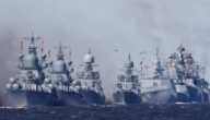 4 أساطيل ومئات السفن وآلاف الجنود، بحرية روسيا تستعرض قوتها في مناورة ضخمة