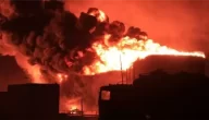 بعد 4 أيام من العدوان الإسرائيلي، انفجار جديد في خزان نفطي بالحديدة اليمنية (فيديو)