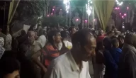 آلاف المريدين والمحبين في الليلة الختامية لمولد المرسي أبو العباس بالإسكندرية (فيديو)