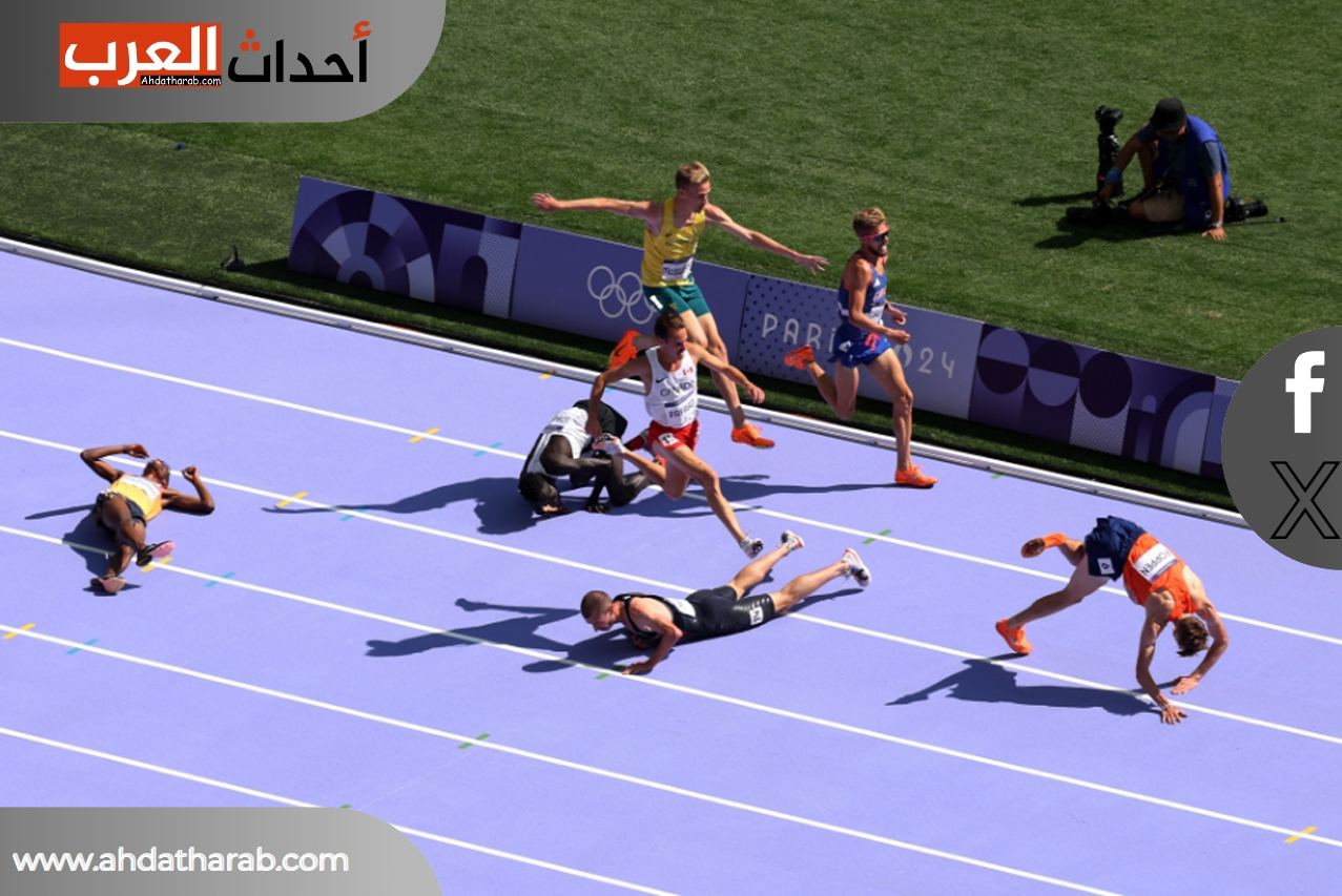 حادث سباق 5000 متر للرجال في أولمبياد باريس 2024